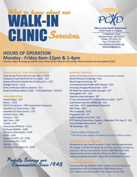 fhcp walk in clinic